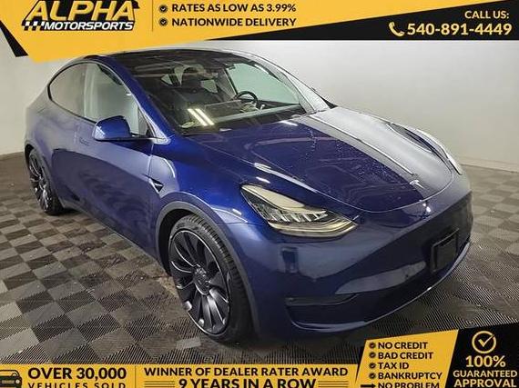 TESLA MODEL Y 2020 5YJYGDEF5LF000844 image
